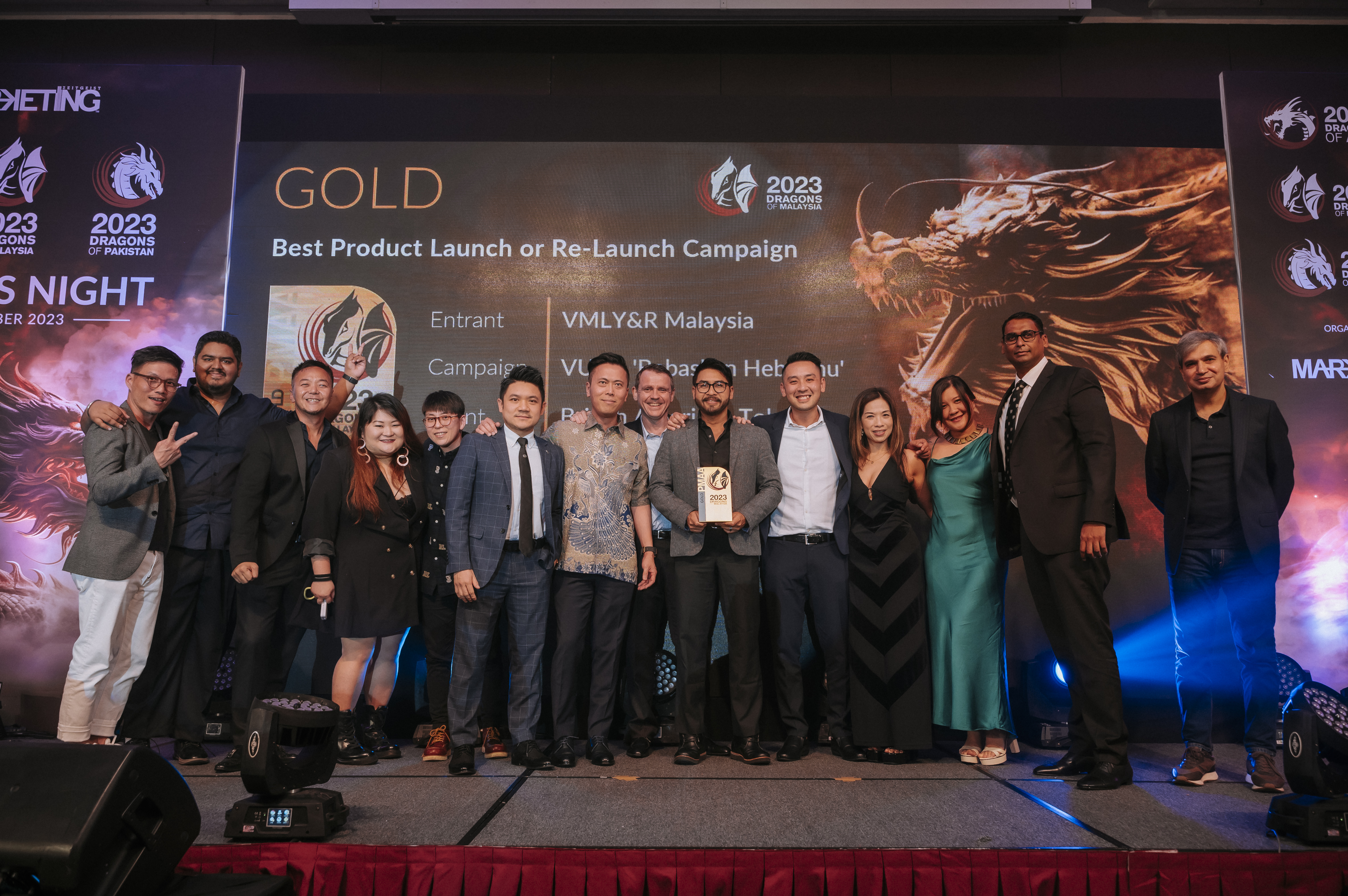  Penghargaan Emas bagi Vuse pada Dragons of Asia Awards 2023