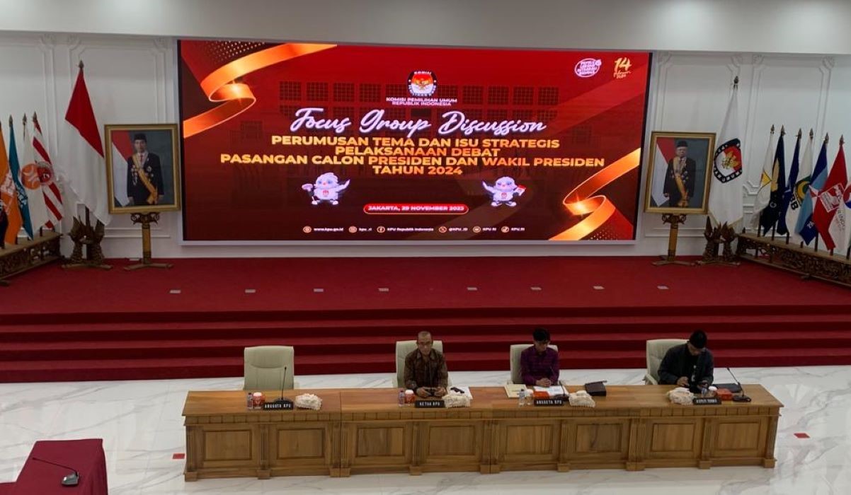 3 Tim Paslon Dilibatkan KPU untuk Bahas Mekanisme Debat Capres Cawapres
