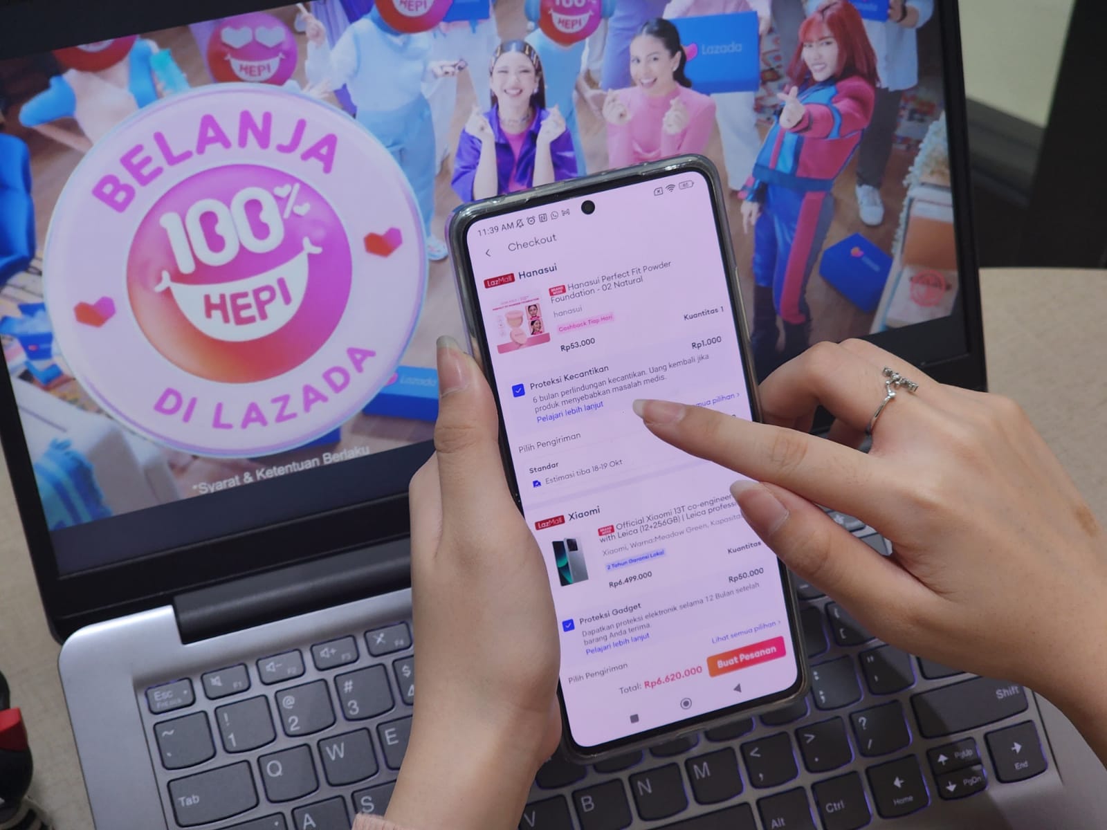 Lazada berharap dapat memberikan pengalaman belanja online terbaik, yang tidak hanya menyenangkan dan nyaman namun juga aman.