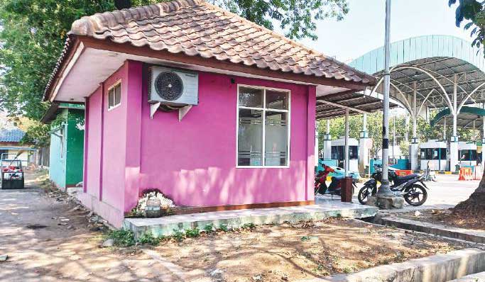 Posko Rumah Pelrindingan Pekerja Perempuan di Kawasan Berikat Nusantara, Cakung, Jakarta