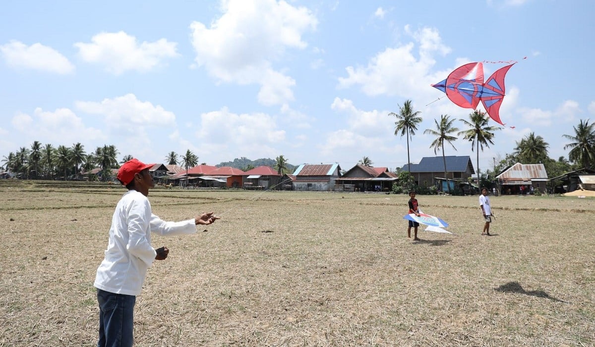 Gerakan Passeddingeng Masyarakat Bone mengadakan lomba layang-layang