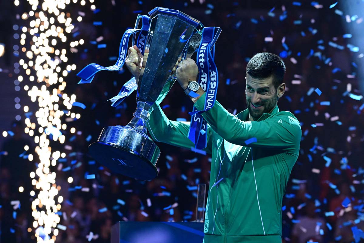 Novak Djokovic berhasil meraih kemenangan di ATP Final dan berambisi meraih emas di Olimpiade.