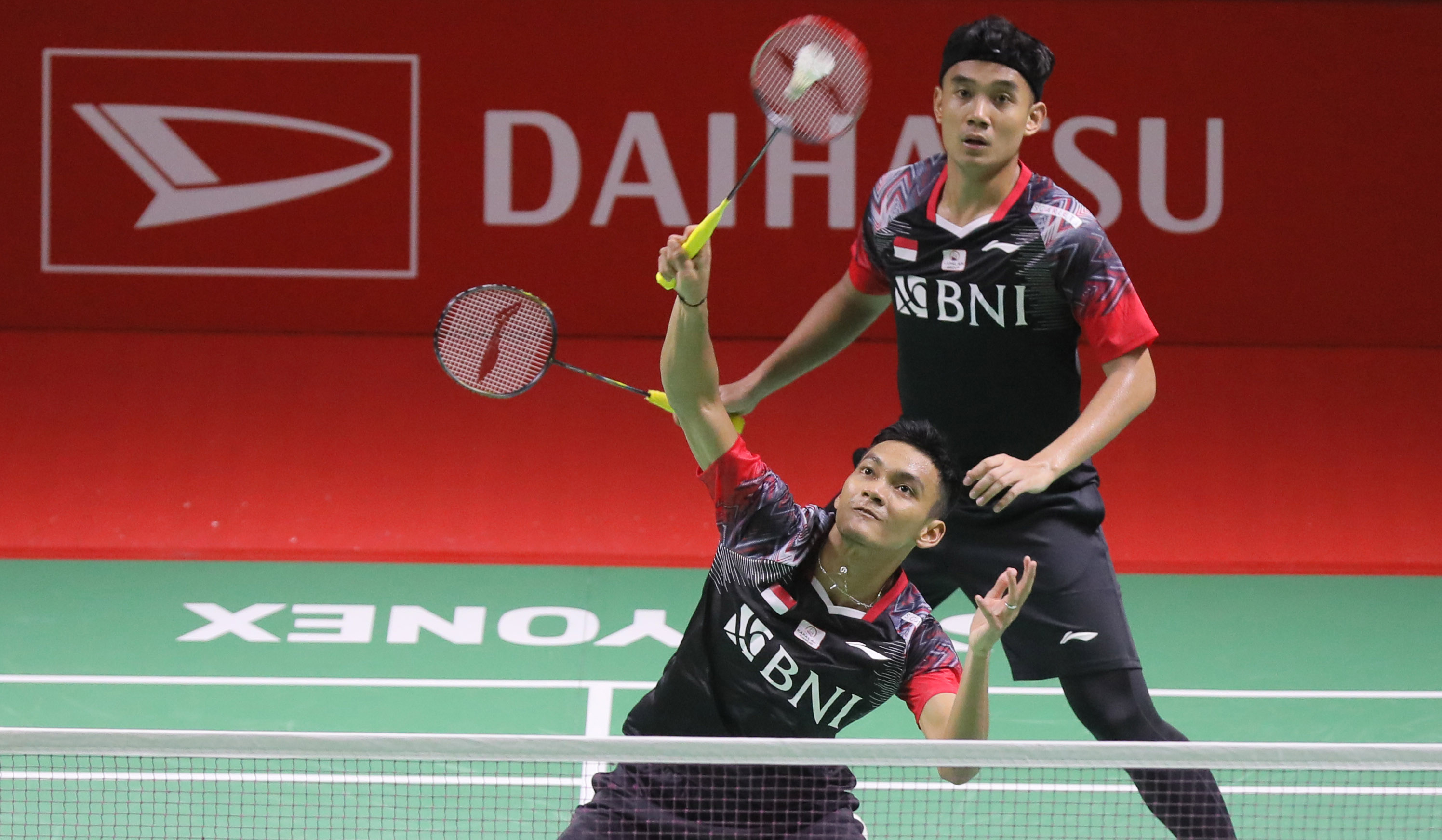 Pasangan ganda putra Indonesia, Muhammad Shohibul Fikri/Bagas Maulana