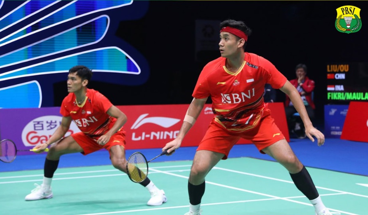 Ganda putra Indonesia Bagas Maulana/Muhammad Shohibul Fikri