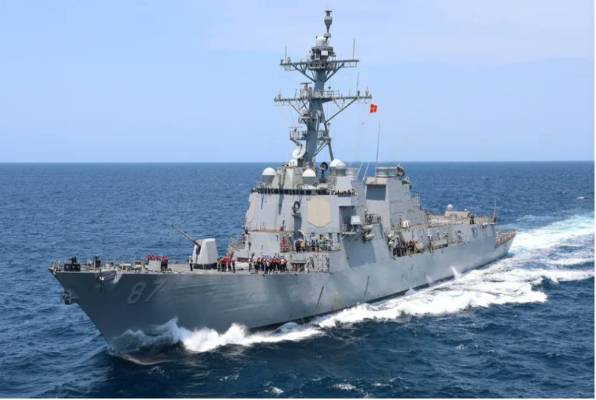 Kapal USS Mason milik Amerika Serikat.