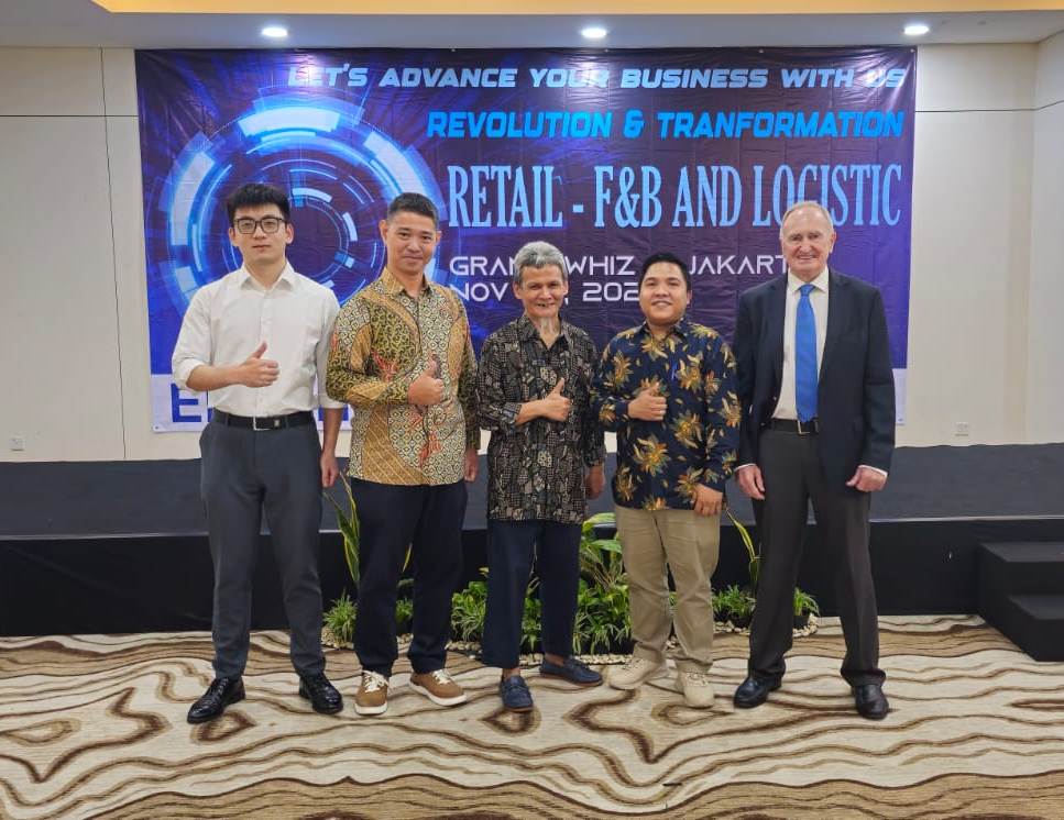 Seminar yang bertajuk 'Revolution & Transformation for Retail, F&B and Logistics' di Jakarta Selatan, Rabu (22/11/2023).