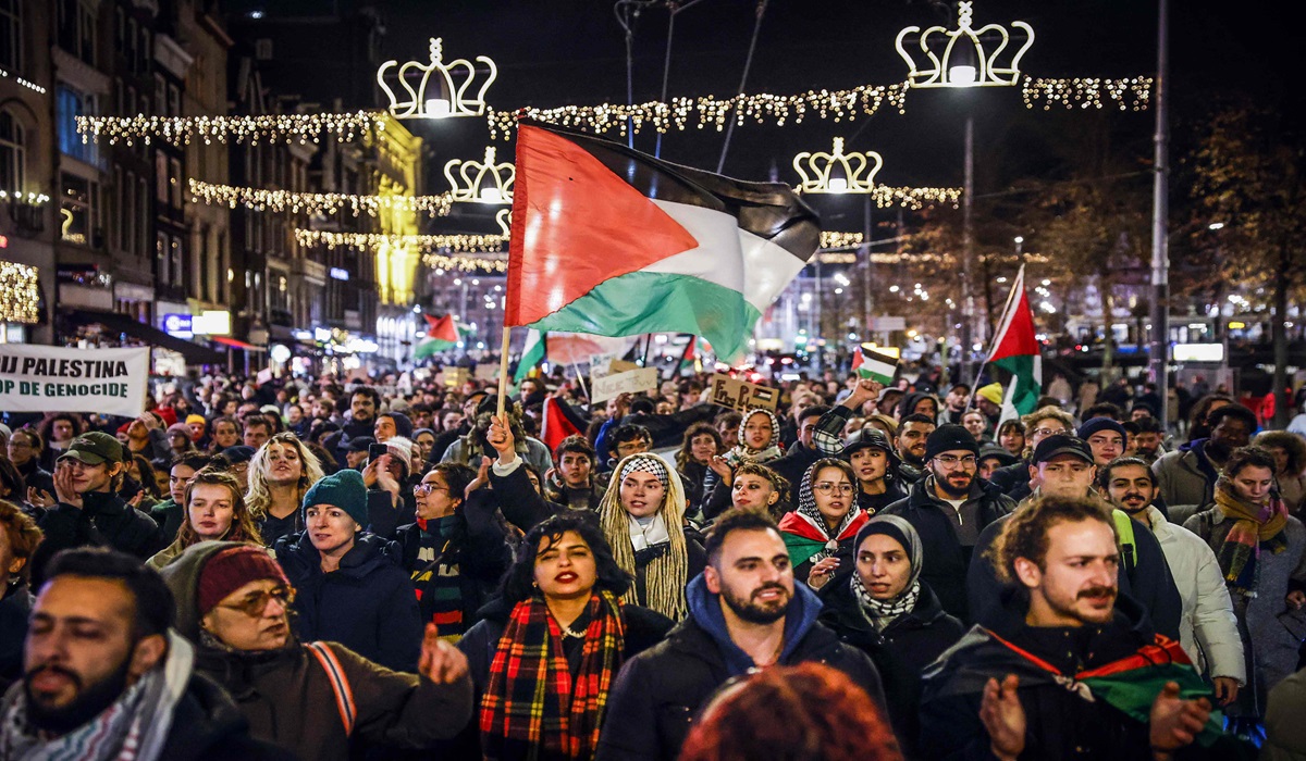 Warga Belanda Gelar Demonstrasi Pascakemenangan Wilders di Pemilu