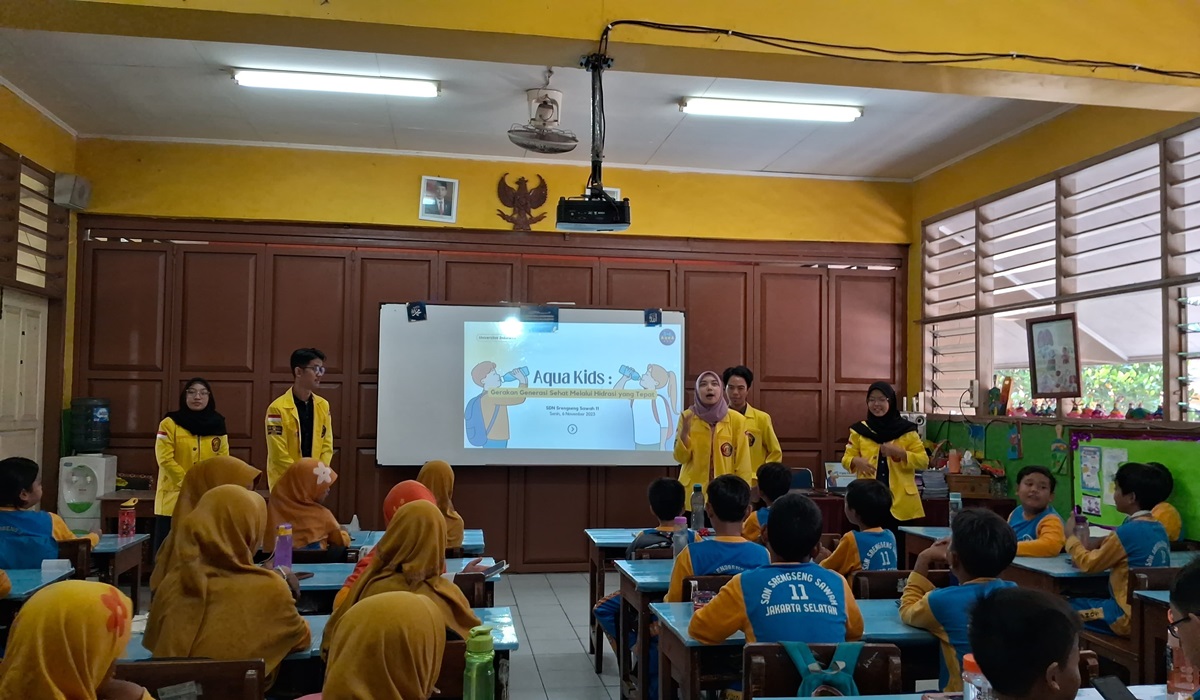 FIA UI Edukasi Kesadaran Hidrasi ke Pelajar SD di Jaksel