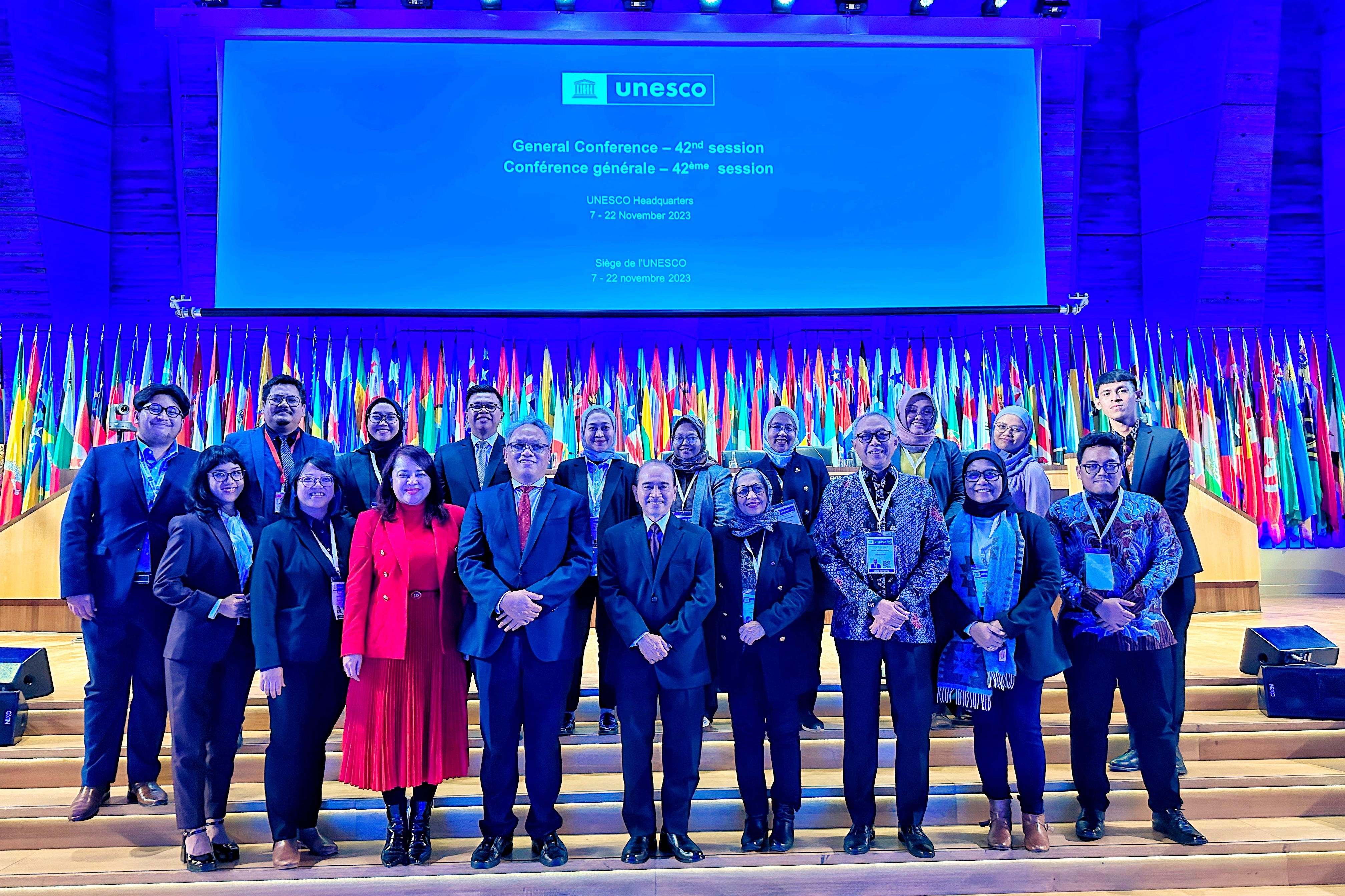 Indonesia terpilih sebagai anggota Dewan Eksekutif UNESCO periode 2023-2027.