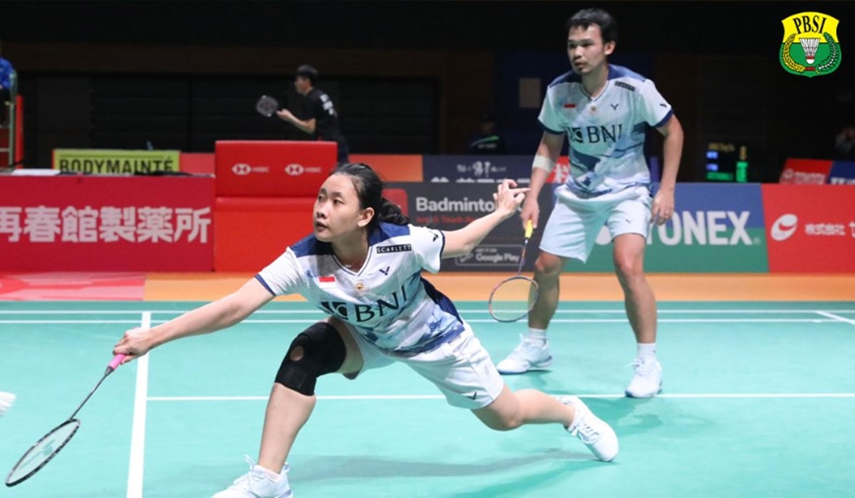 Ganda campuran Indonesia Rinov Rivaldy/Pitha Haningtyas Mentari