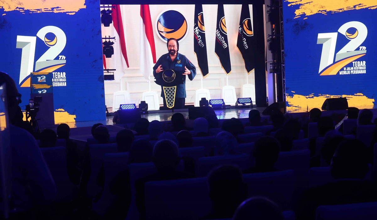 Ketum Partai NasDem Surya Paloh menegaskan tidak pernah ada kekuasaan yang kekal