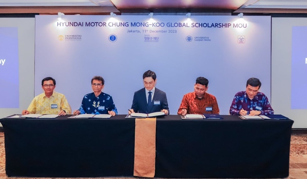 President University peroleh beasiswa dari Yayasan Hyundai Motor Chung Mong-Koo