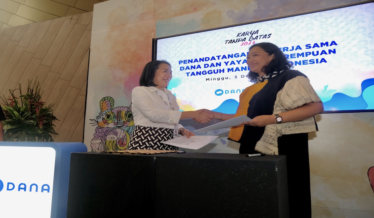 DANA menjalin kerja sama dengan Yayasan Perempuan Tangguh Mandiri Indonesia (PTI) di Hari Disabilitas