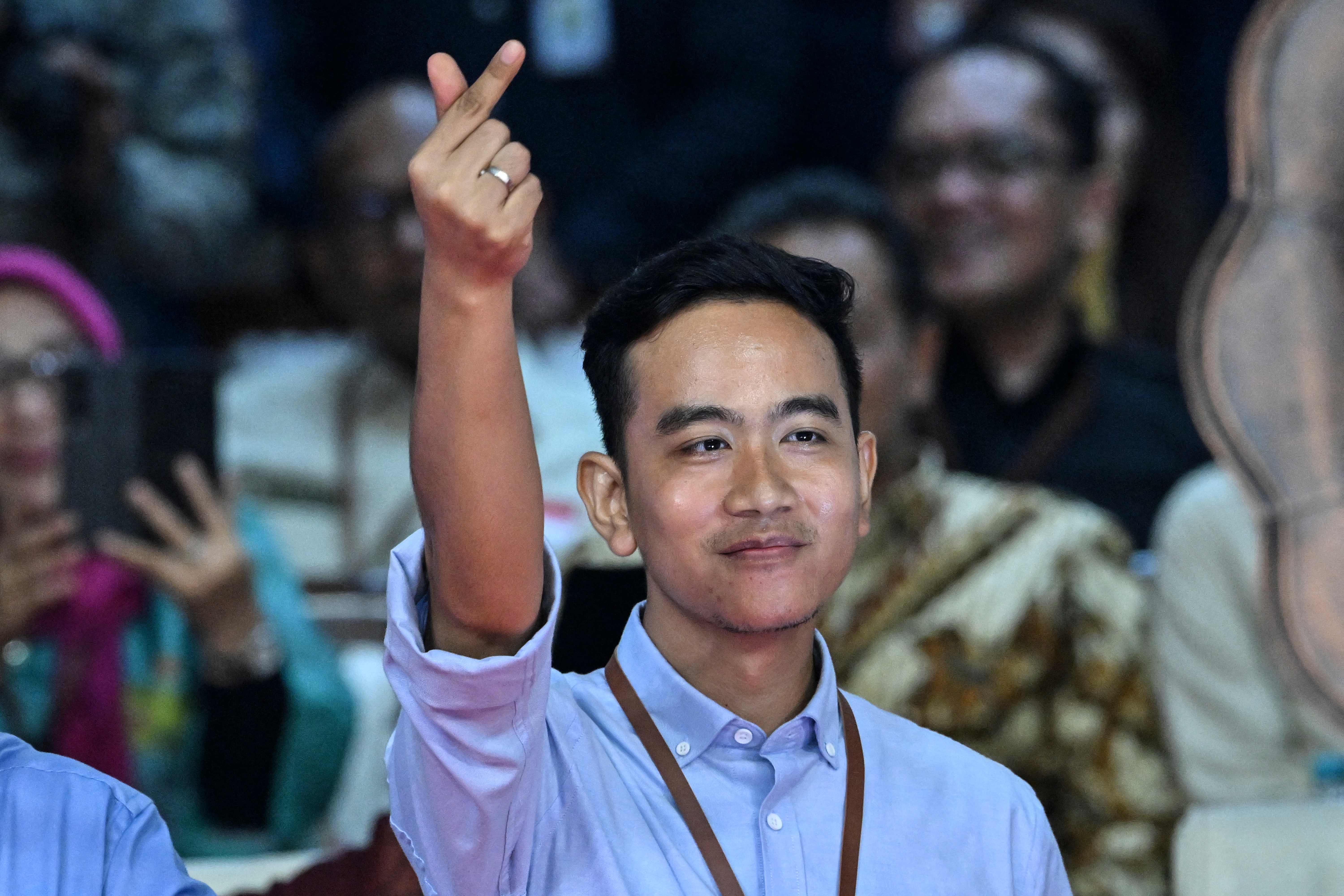 Calon wakil presiden nomor urut 2 Gibran Rakabuming Raka
