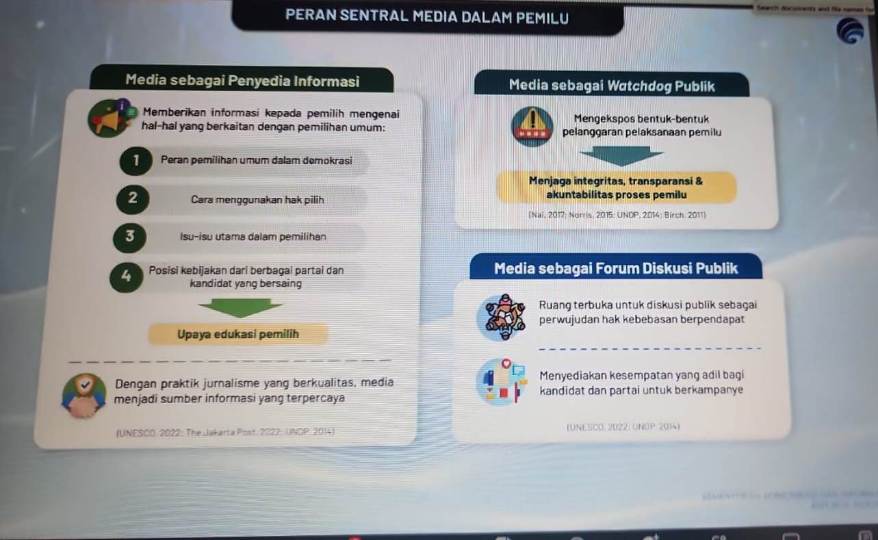 Media Perlu Beri Kesempatan Adil bagi Kandidat Berkampanye