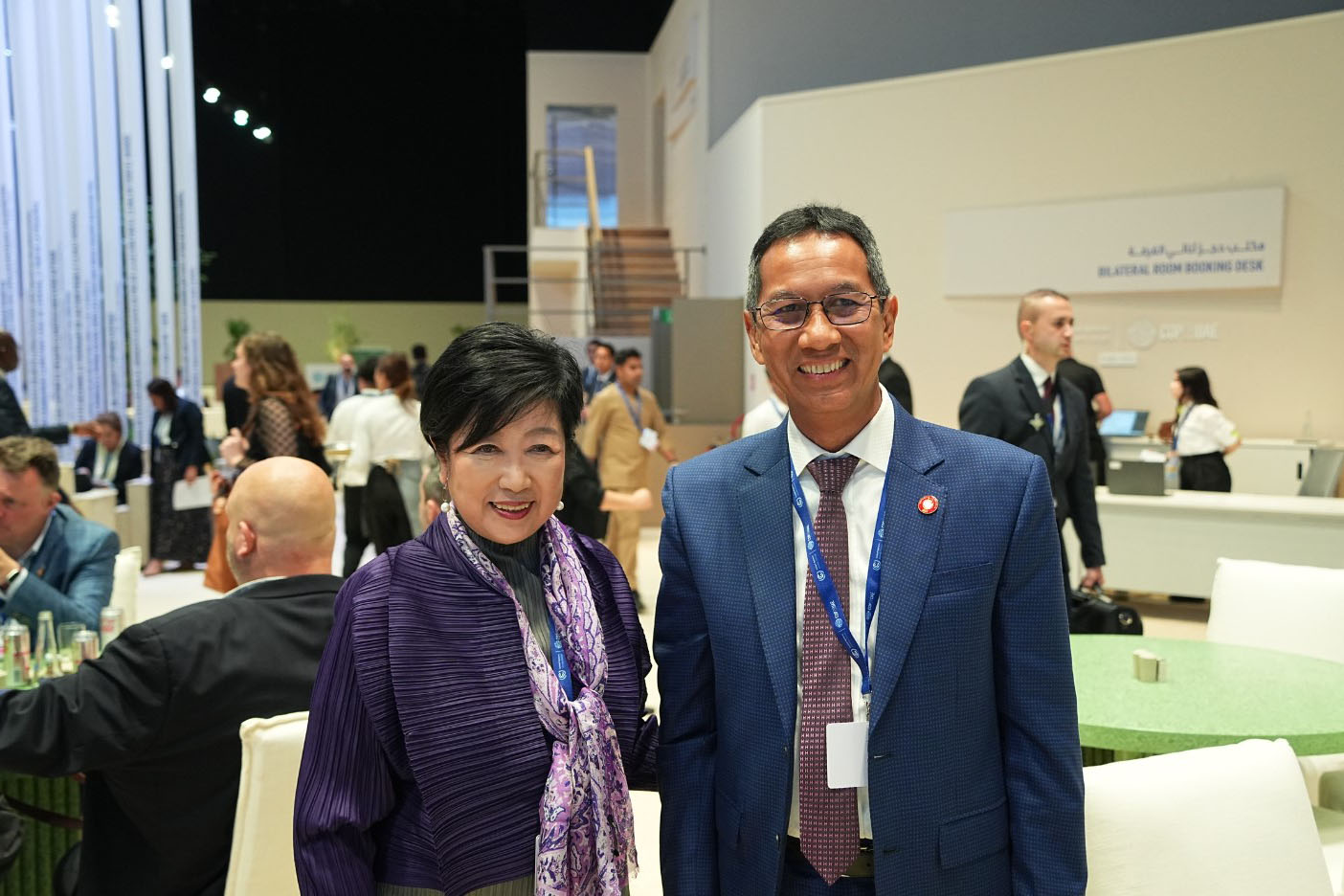 Pj Gubernur DKI Jakarta Heru Budi Hartono dan Gubernur Tokyo Yuriko Koike.