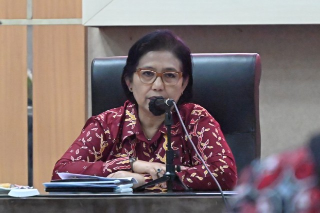 Anggota Komisi IX DPR RI, Irma Suryani saat mengikuti pertemuan kunjungan kerja reses Komisi IX DPR RI ke Provinsi Sumsel.