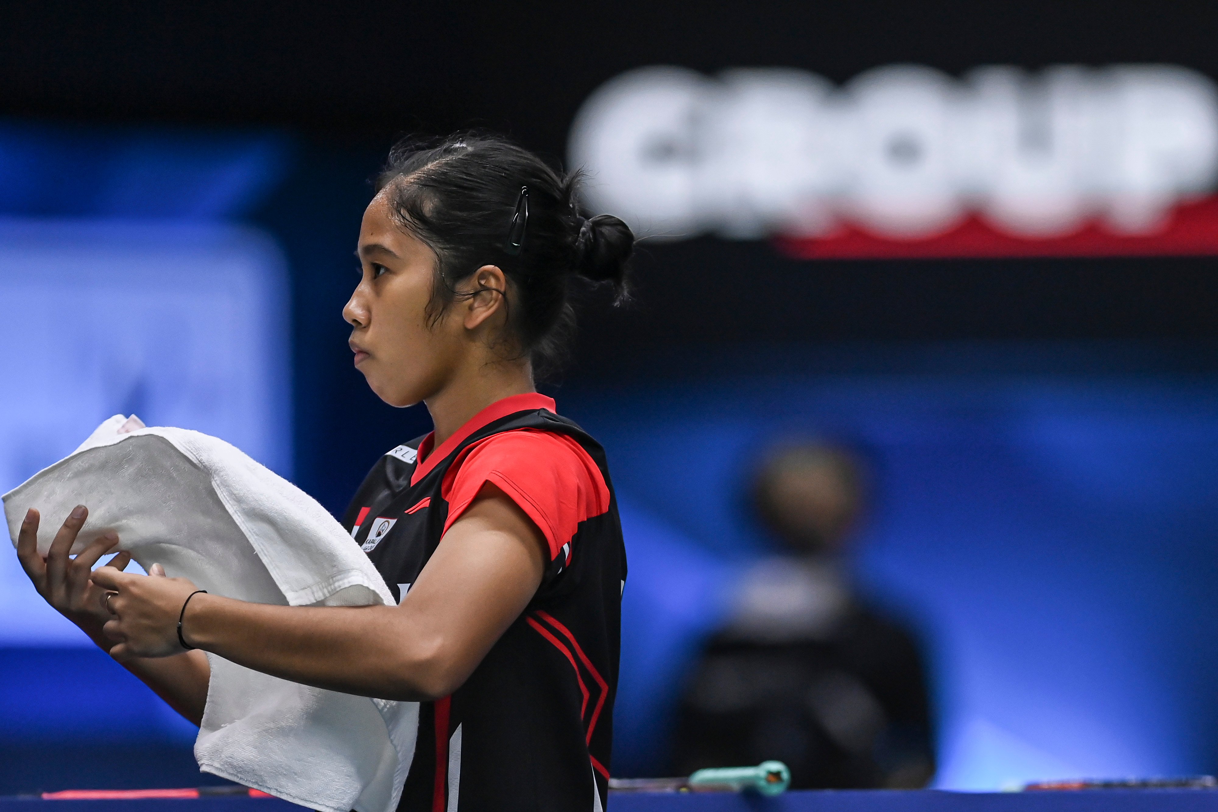 Pebulu tangkis tunggal putri Indonesia Aisyah Sativa Fatetani 