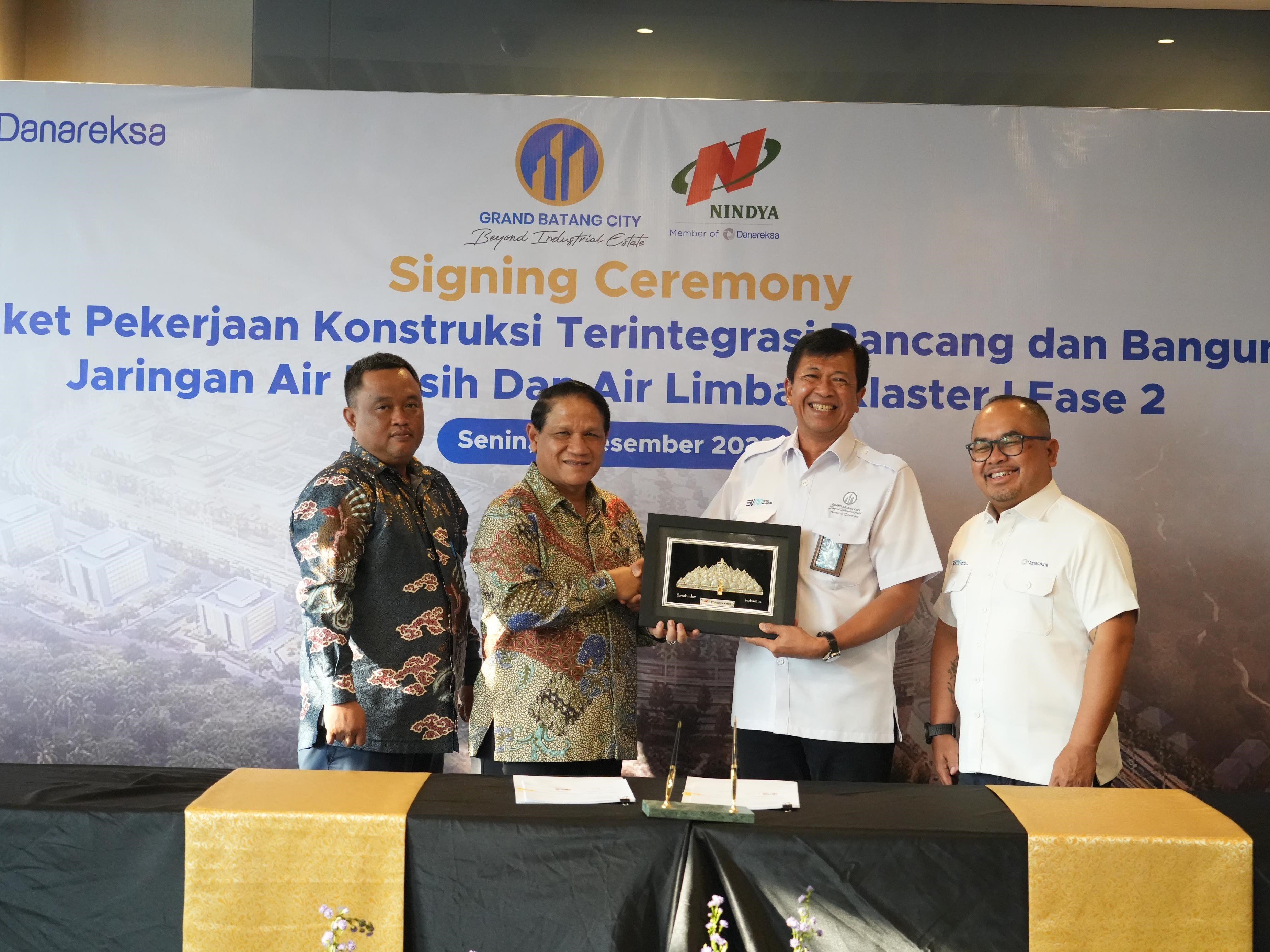Investasi pembangunan jaringan air bersih dan limbah itu sepanjang 2023-2024 senilai Rp176 miliar.
