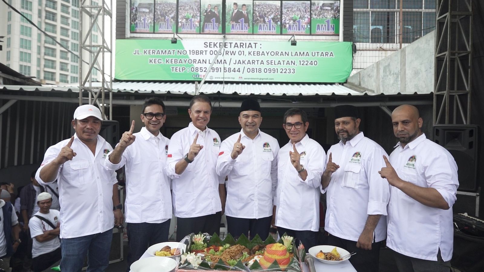 Deklarasi Rumah Perubahan Serikat Relawan Anies-Muhaimin buat Indonesia (Serambi) digelar di Kebayoran Lama, Jakarta, Rabu (13/12/2023). 