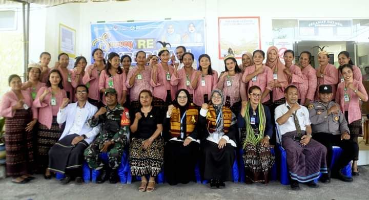  Staf Puskesmas Hadakewa usai kegiatan Re-akreditasi.