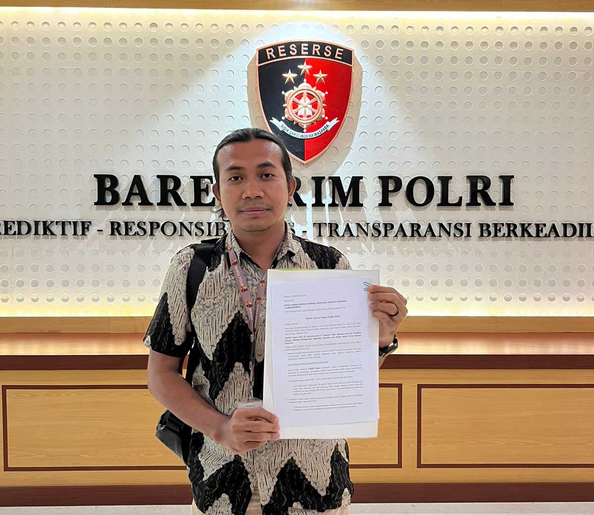 Koalisi Aktivis Muda dengan ressmi melaporkan Zulkifli Hasan ke Mabes Polri atas candaannya yang dinilai melecehkan agama Islam