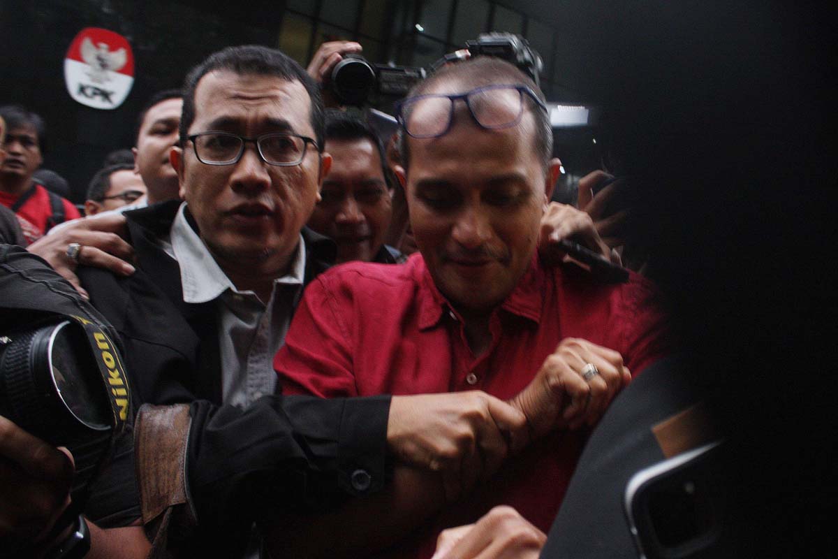 Alexander Marwata mengatakan penetapan seseorang menjadi tersangka di KPK sudah melalui gelar perkara dan mau naik ke tahap penyidikan.