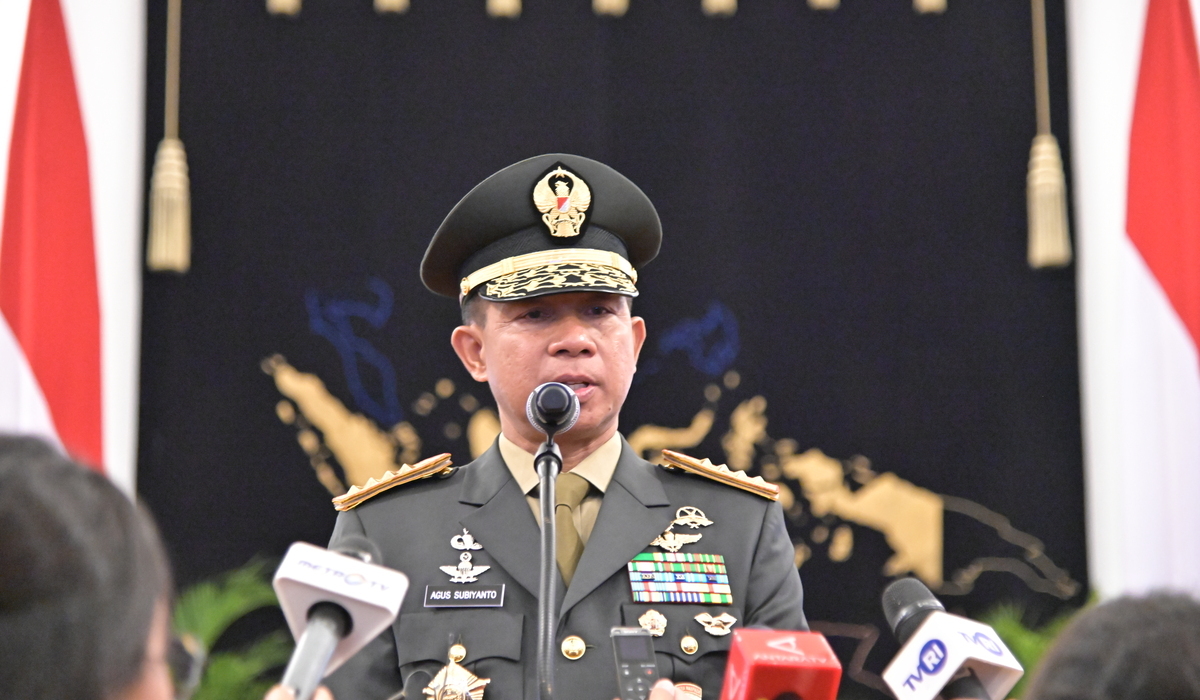 Panglima TNI Jenderal Agus Subiyanto.