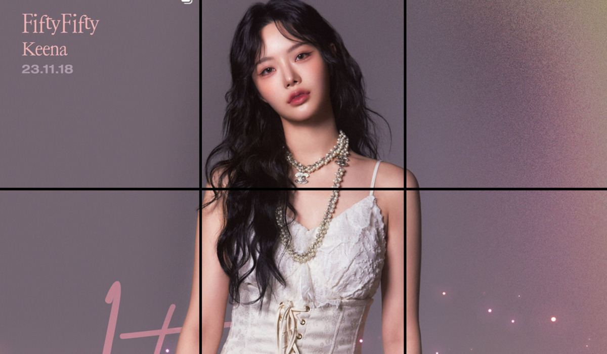 Keena, anggota grup musik K-pop Fifty Fifty.