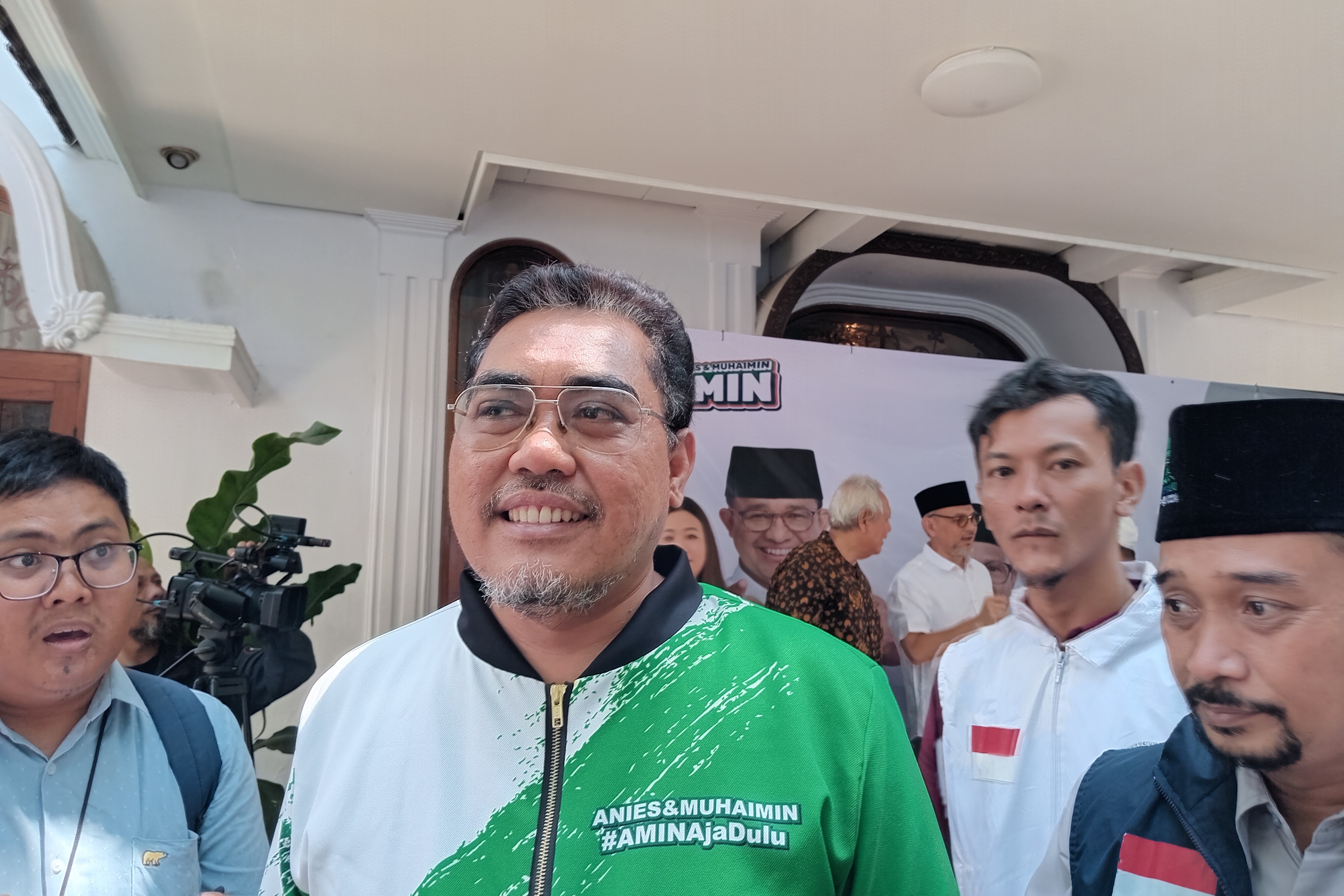 Asisten pelatih Tim Pemenangan Nasional (Timnas) Capres-Cawapres nomor urut 1 Anies Baswedan-Muhaimin Iskandar (Anies-Imin) Jazilul Fawaid.