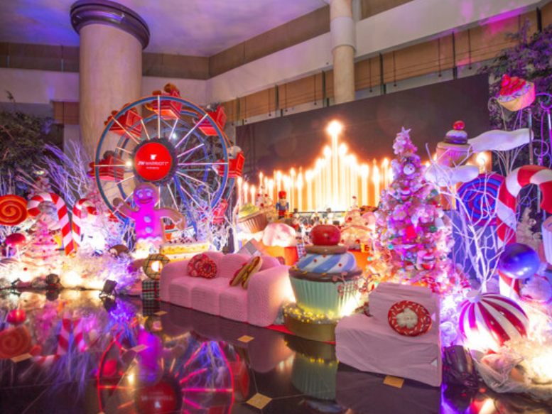 Dekorasi Candy Wonderland.