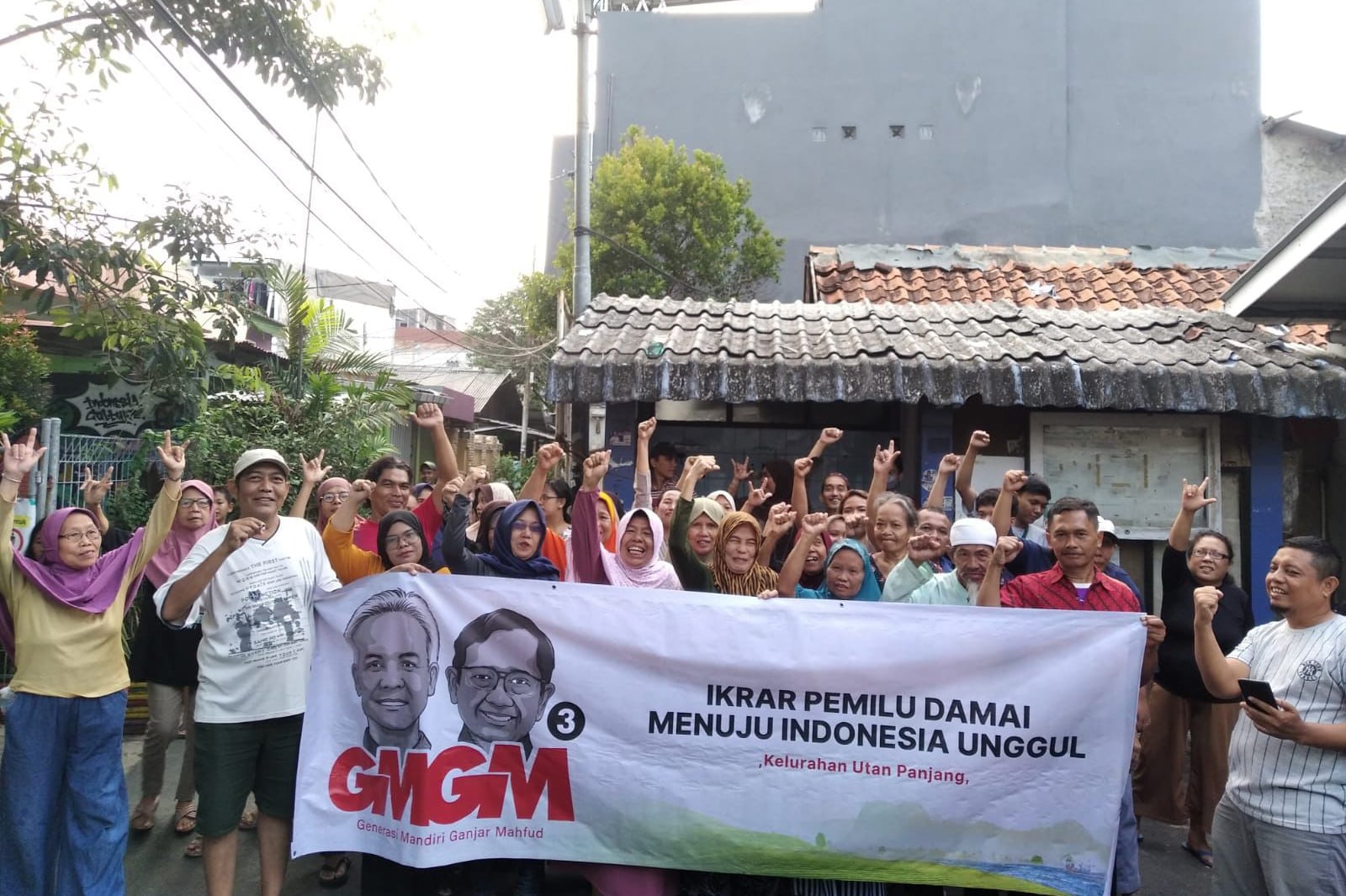 Ikrar Pemilu Damai Menuju Indonesia Unggu.