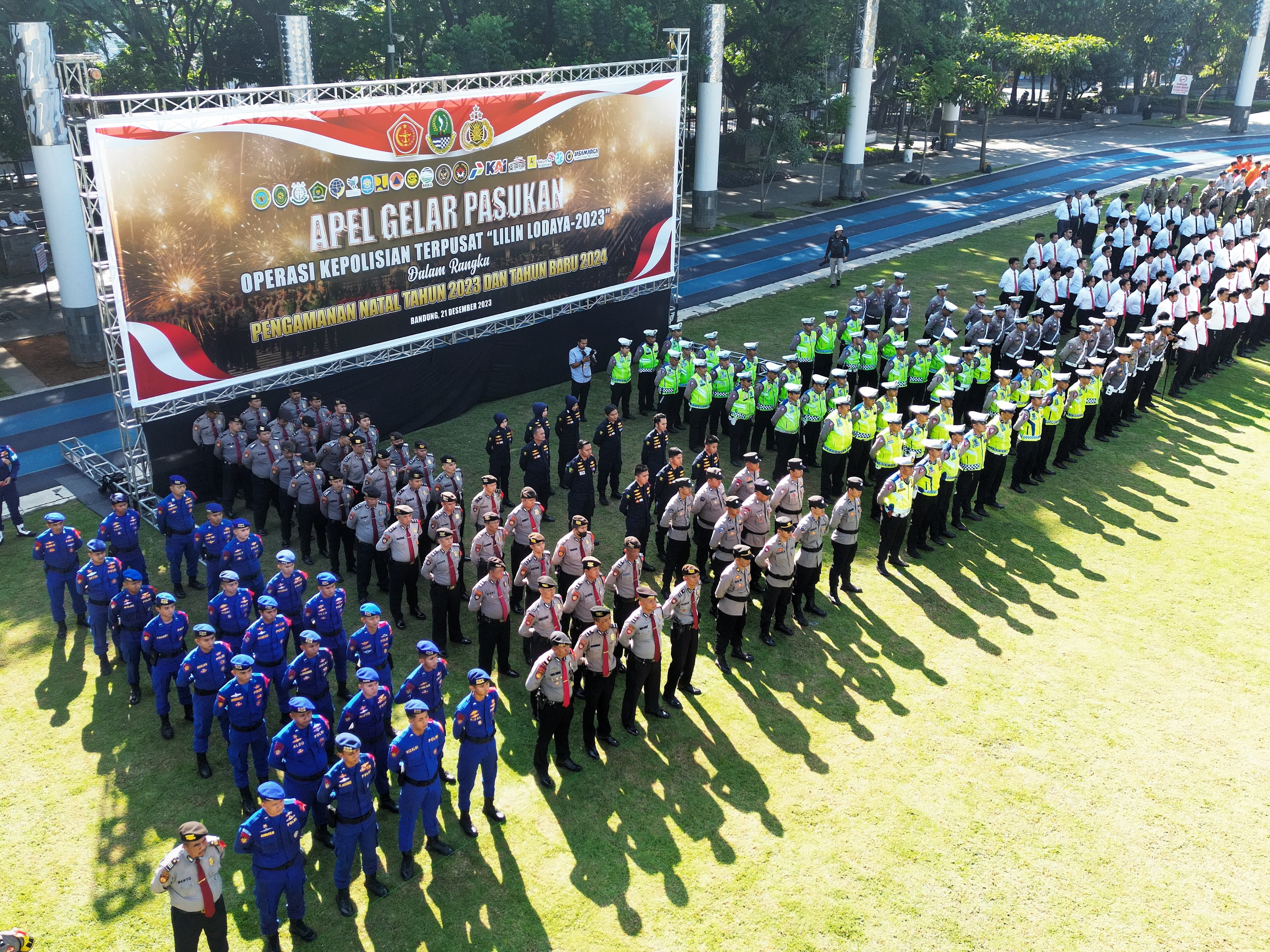 Apel Gelar Pasukan Operasi Kepolisian Terpusat Lilin Lodaya 2023 