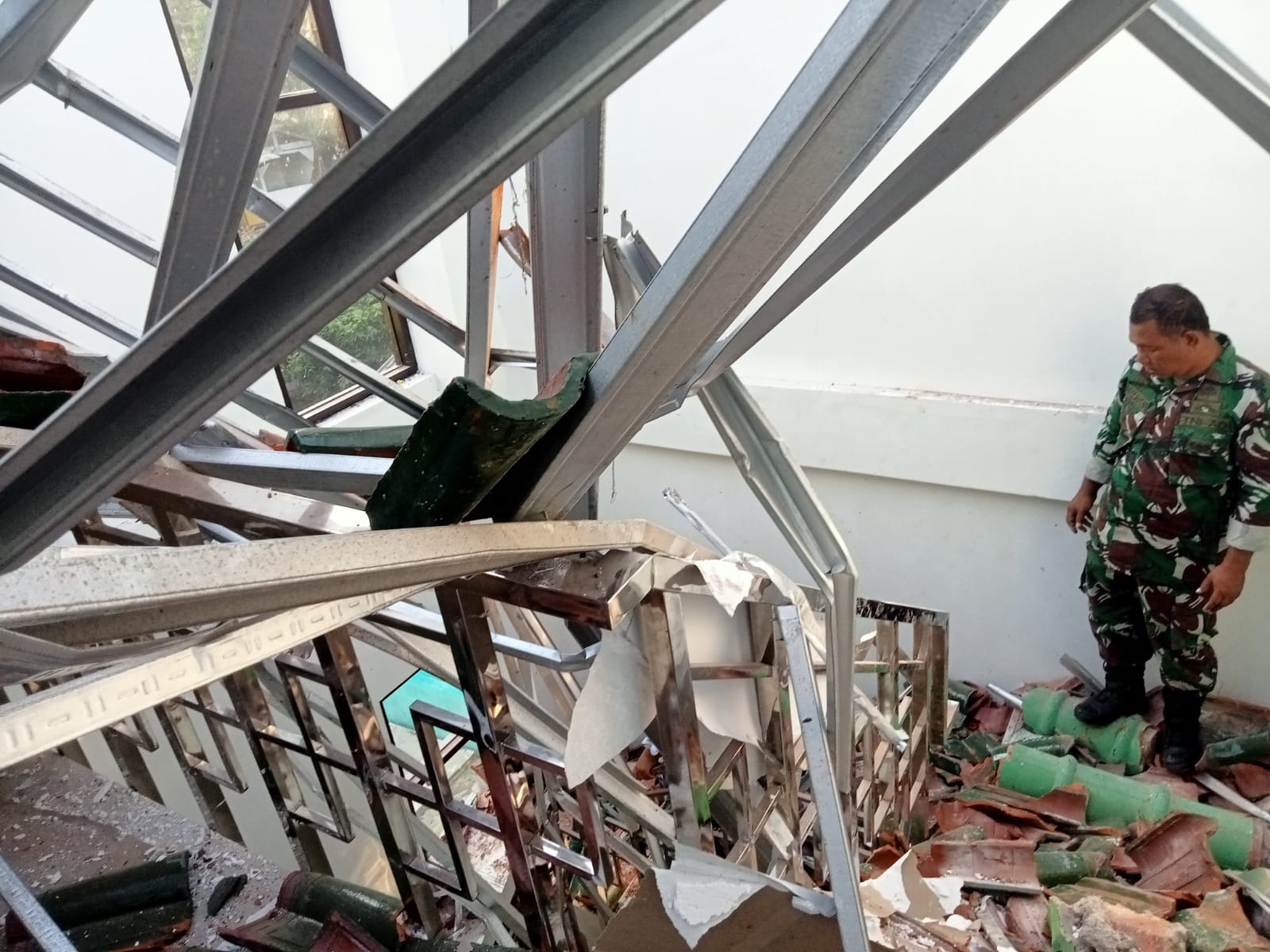 Gempa Pangandaran, Satu Rumah Rusak Ringan