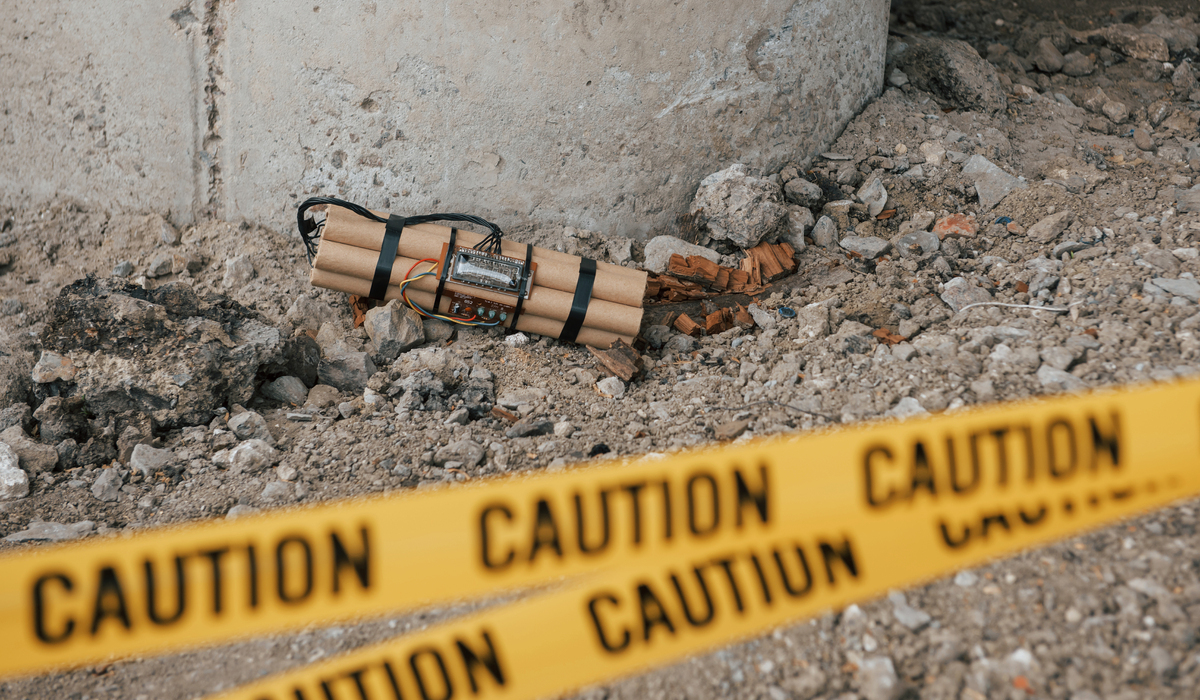 Ilustrasi penangkapan terorisme.