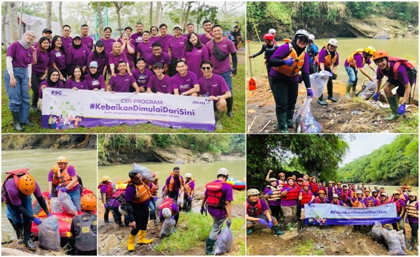 Avrist melakukan bersih sungai Cisadane dan area sekitarnya. Sungai Cisadane ini berada di Kecamatan Rancabungur, Bogor, Jawa Barat.