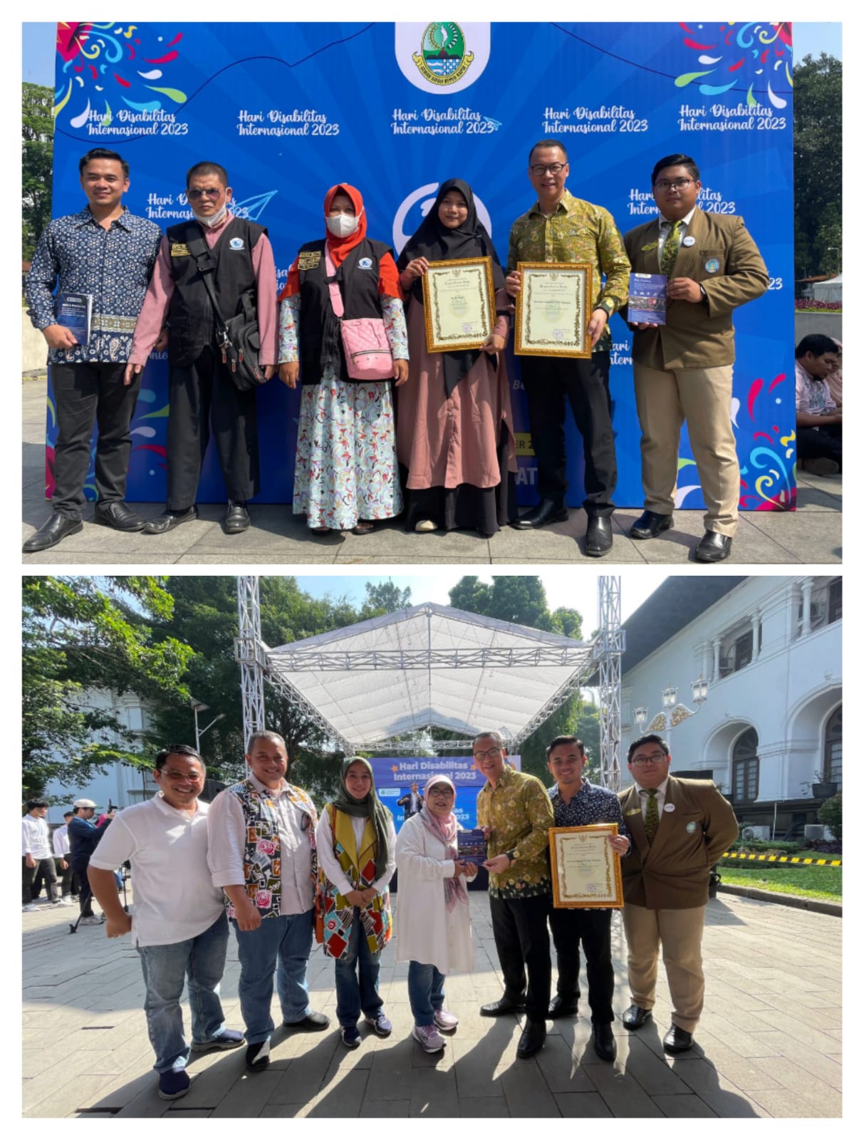 Sivitas Akademika Politeknik Pariwisata NHI Bandung menerima penghargaan dari Pemprov Jabar