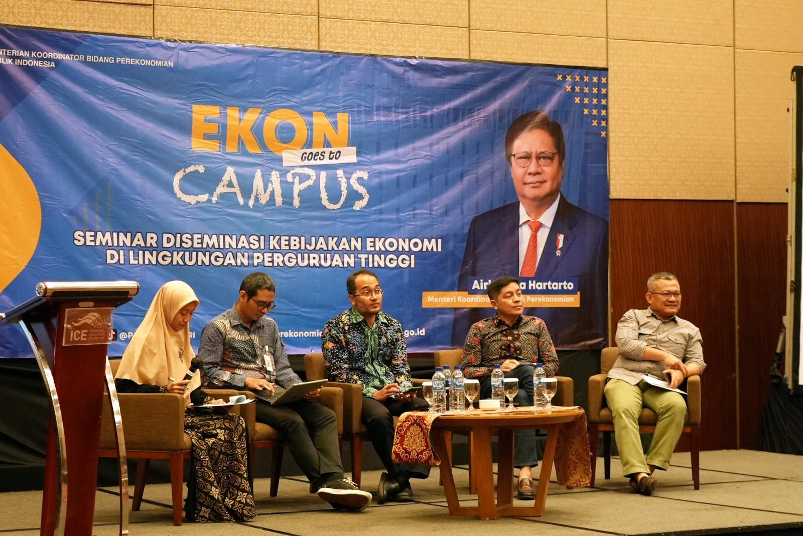 Acara Ekon Goes to Campus  di BSD City, Tangerang, Banten, Jumat (8/12).