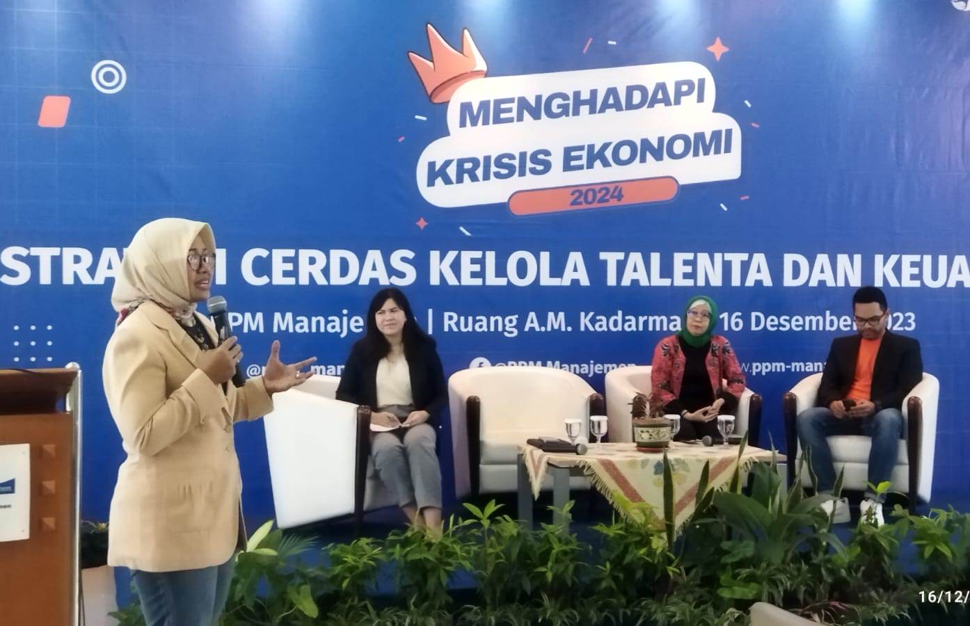 PPM Manajemen berkolaborasi dengan startup fintech GajiGesa menggelar PPM Community Gathering di Kampus PPM Manajemen, Jakarta, hari ini.