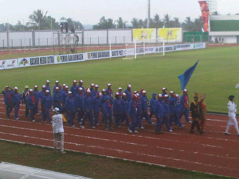  Pembukaan Porwanas XI Kalimantan Selatan 2013