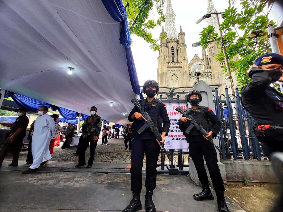 Polda Metro Jaya Amankan 1.807 Gereja di DKI Jakarta dan Sekitarnya