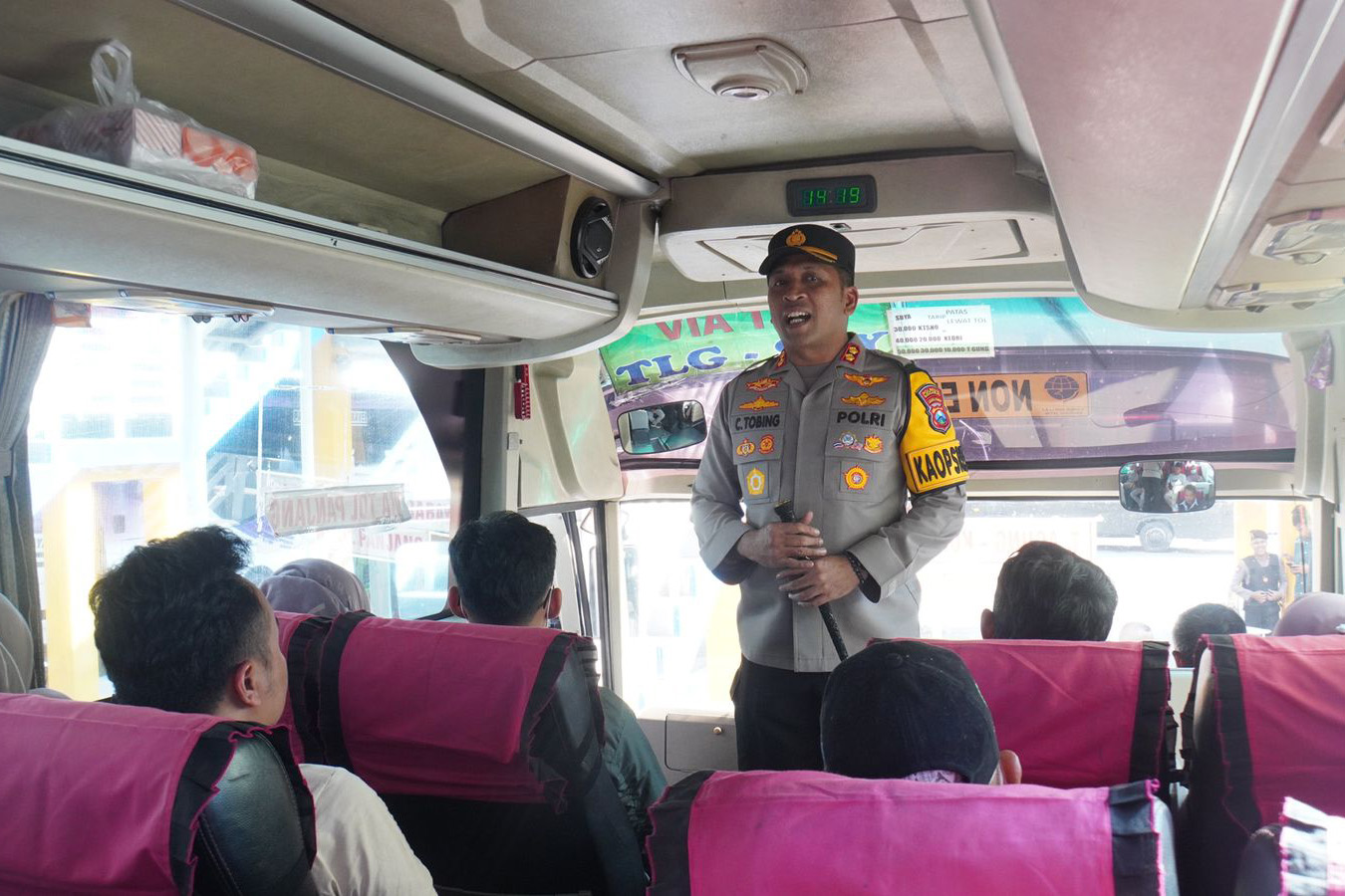 Kapolresta Sidoarjo AKB Christian Tobing.