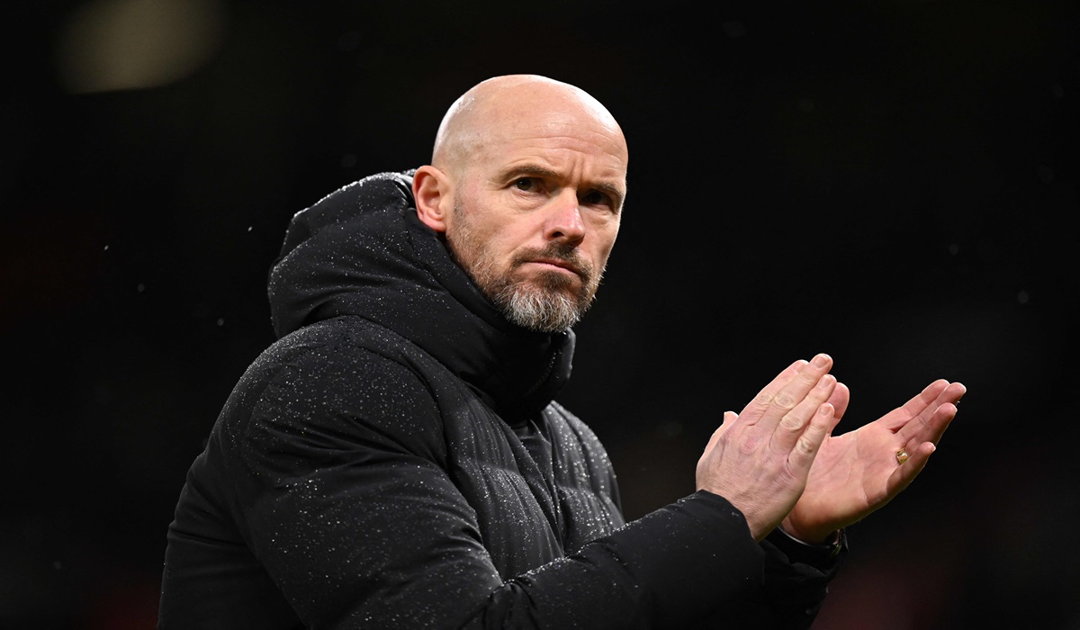Pelatih Manchester United Erik ten Hag