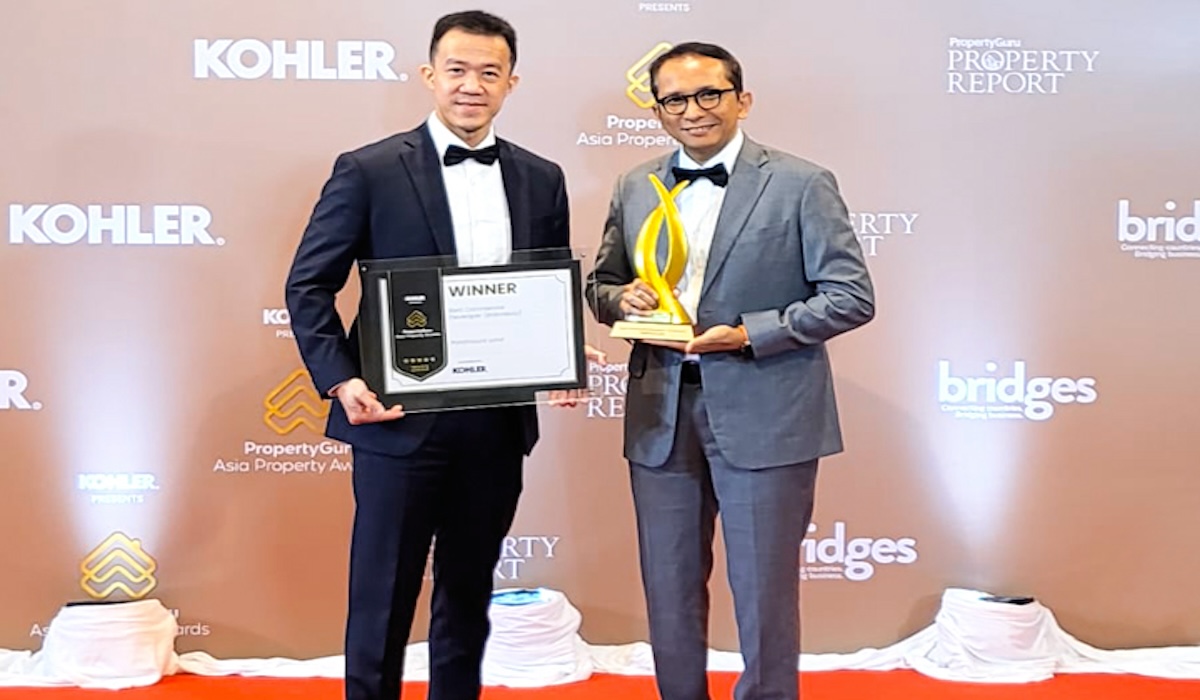 Penghargaan Best Commercial Developer untuk Paramount Land di PropertyGuru Asia Awards 2023