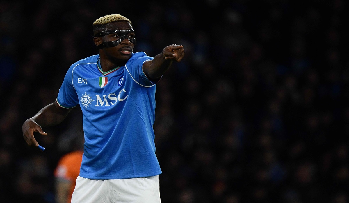 Penyerang Napoli asal Nigeria Victor Osimhen