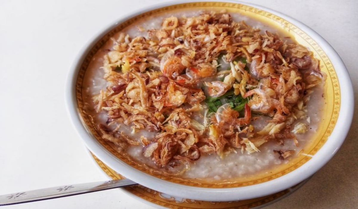 Ilustrasi cara membuat bubur nasi