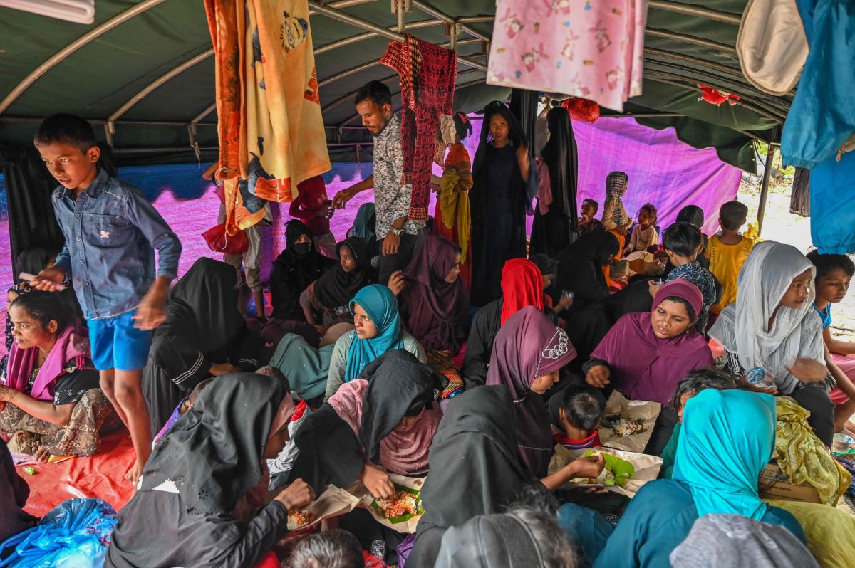 Pengungsi Rohingya di Aceh
