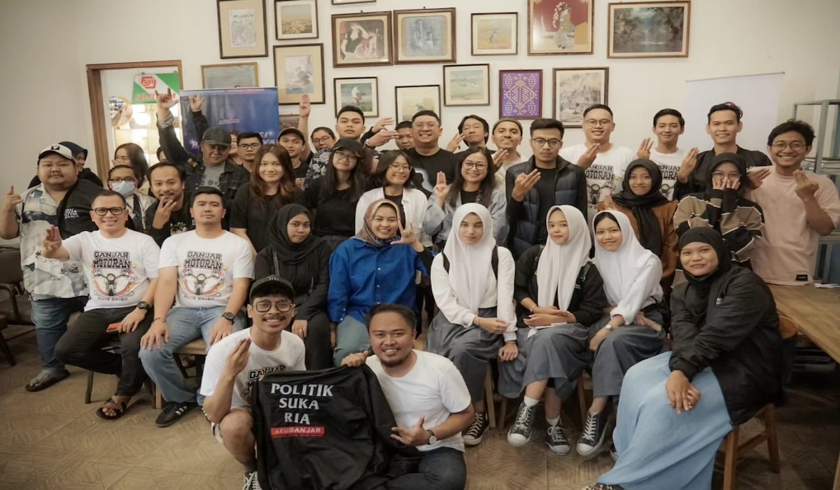 Upskilling generasi z dan milenial yang digelar relawan AkuGanjar