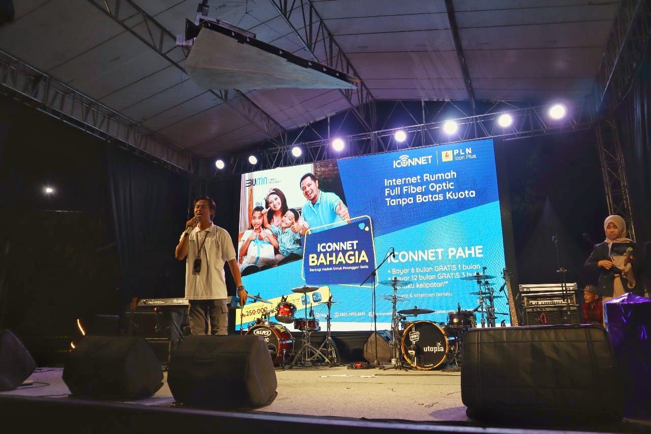 PLN Icon Plus Regional Jawa Barat turut berpartisipasi dalam peringatan HUT Hima Teknik Telekomunikasi Universitas Telkom di Bandung.