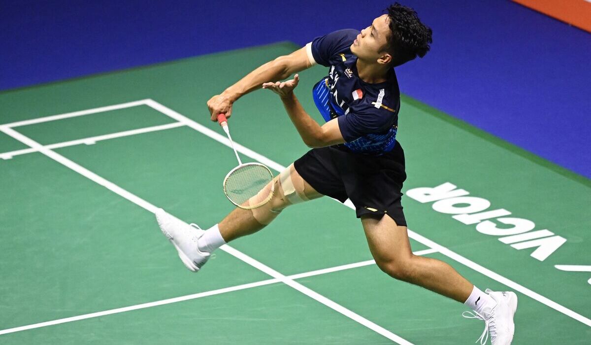 Tunggal putra bulu tangkis Indonesia, Anthony Sinisuka Ginting.